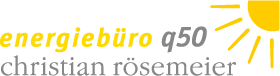 Logo vom energiebüro q50, christian rösemeier